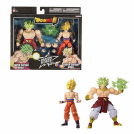S.S.Goku(Battle Damage Ver) vs S.S.Broly "Dragon Ball Super", BNTCA Dragon Stars Battle 2 Pack Action Figure