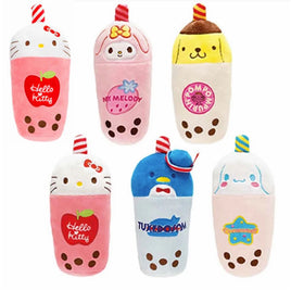SANRIO CHARACTERS 7.5 INCH BOBA PLUSH ASST- Set of 6