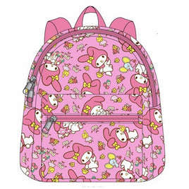 SANRIO MY MELODY 10" PU LEATHER ALL OVER PRINT MINI BACKPACK