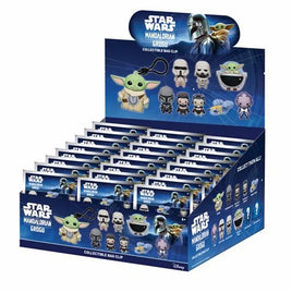 STAR WARS -THE MANDALORIAN AND GROGU MOVIE 3D FOAM KEYRING BLIND BAG ASST-24pcs PDQ