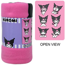 Sanrio Characters Kuromi Fleece Throw