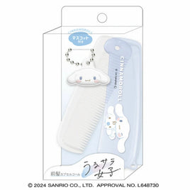 Sanrio Cinnamoroll Hair Comb with PVC Charm & Ball Chain-Japan Imports