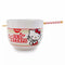 Sanrio Hello Kitty x Nissin Cup Noodles 20 Ounce Ramen Bowl and Chopstick Set