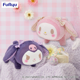 Sanrio My Melody & Kuromi Nakayoshi(Good Friends) Big Plush Set-Set of 2-Japan Version