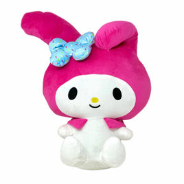 Sanrio My Melody with Blue Bow 14 Inch Sitting Pose Plush Backpack