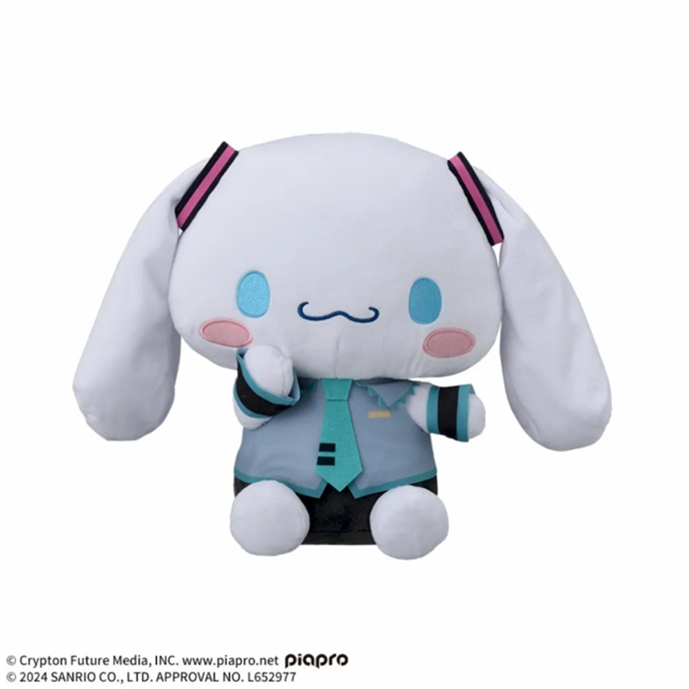 Sega:Hatsune Miku × Cinnamoroll L Plush -Cinnamoroll-Japan Sega:Hatsune Miku × Cinnamoroll L Plush -Cinnamoroll-Japan