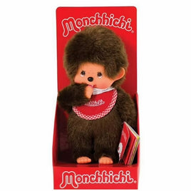 Monchhichi Classic Boy with Red Bib Plush Doll