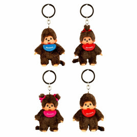 Sekiguchi Original MONCHHICHI Plush Keychain Asst-Set of 12