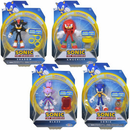 Sonic 4" Articulated Figures with Accessory Asst - Wave 14 -Set of 6