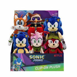 Sonic 6 Inch Collectible Plus Clip On Asst-12pcs PDQ-Special Offer