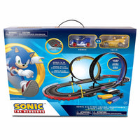 Sonic All-Stars Racing Transformed Super Loop Sonic & Tail Slot Car Race Set