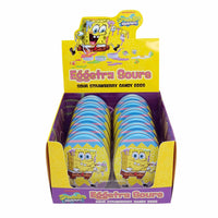 SpongeBob Eggstra Sours Candies in Tin Asst-12pcs PDQ