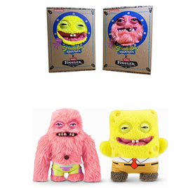 Spongebob 9 Inch Fuggler Plush Asst in Window Box-Set of 2