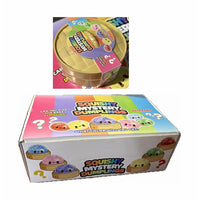 Amazing Glittered Dumpling Squeeze Toys in Plastic Steamer Pot Blind Box Asst-Set of 12