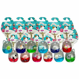 Squishymallow Tsunameez  Water Figural Keychain Asst-Set of 24pcs