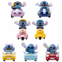 Stitch Zoom Hero Pull Back Vehicle Asst-12pcs PDQ