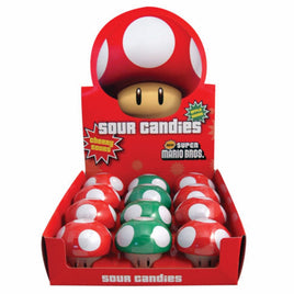 Super Mario : Mushroom Sour Candy Asst-12pcs PDQ