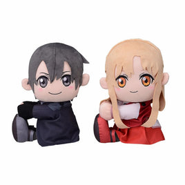 Sword Art Online the Movie -Progressive- Aria of a Starless Night SP Attaching Plush "Kirito & Asuna"-Set of 2-Special Offer
