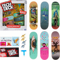 TECH DECK-Toy Machine Sk8shop Fingerboard Bonus Pack