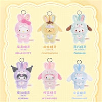 TOP TOY Blind Box - Sanrio Characters x Elf Bunny Series Vinyl Plush Asst-6pcs PDQ