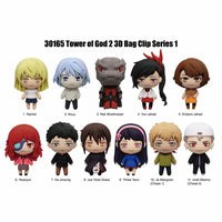 Tower Of God 3D Foam Keyring Blind Bag Asst-Series 1-24pcs PDQ