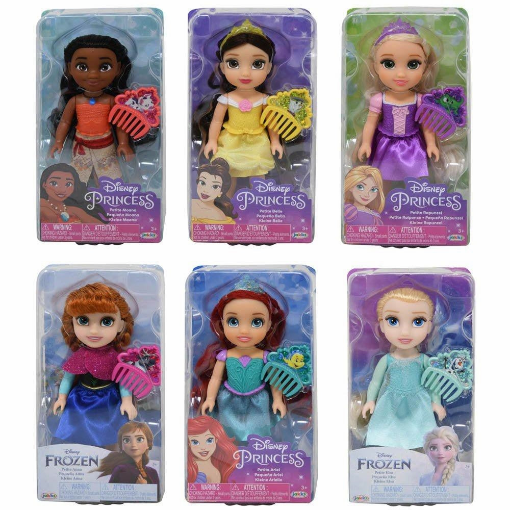 Value Disney Princess and Frozen Petite Dolls Asst-Set of 8| CASA