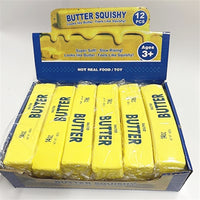 14 OZ Butter Stick Slow Rising Large Scented Squishy Toy Asst- 12pcs PDQ