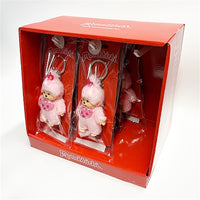 Monchhichi Classic Bebichhichi Cherry Blossom Plush Keychain