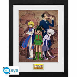 Hunter x Hunter - Map Framed Print