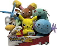 POKEMON 8 INCH PLUSH ASST Set of 6 PDQ  Style #95217-YA