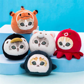 Mofusand Marine Life Face Plush Blind Box Asst-6pcs PDQ