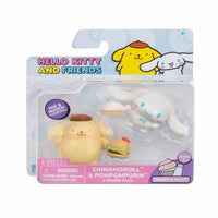 Hello Kitty and Friends 2 Inch Figure 2 Pack Blister Asst set of 6