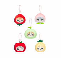 Mofusand Fresh Fruit Face Plush Keychain Blind Box Asst-6pcs PDQ
