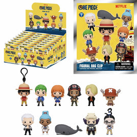One Pieces Live Action 3D Foam Bag Clip, Series 2 - 24PCS PDQ