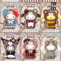 TOPTOY Blind Box - Sanrio Characters British Afternoon Tea Series Vinyl Plush Asst-6pcs PDQ