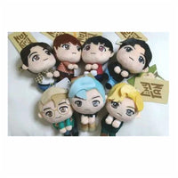 BTS TinyTAN & you MP Dynamite Ballchain Plush Dolls-Set of 8-Japan Version