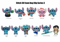 Disney Stitch Ser 3 3D Foam Keyring-24pcs PDQ