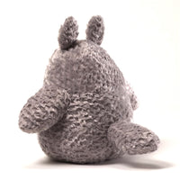 Fluffy Big Totoro 9" Grey Plush