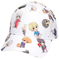 Fruits Basket All Over Print Pre-Curved Bill Snapback Hat