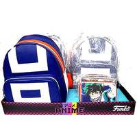 Funko BP&Wallet-My Hero Academia U.A. High School Mini Backpack & Deku Wallet Asst w/ Display Tray