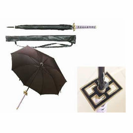 Fusui (feng shui) Samurai Purple Handle Sword Umbrella-Black