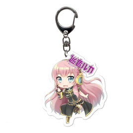 Hatsune Miku Megurine Luka Acrylic Keychain w/ Charm