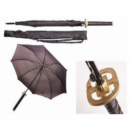 Heiwa (peace)  Samurai Handle Sword Umbrella-Black