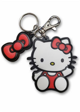 Hello Kitty- Hello Kitty w/ Ribbon PVC Keychain