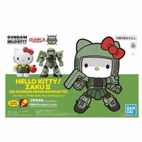Hello Kitty/Zaku II(SD Gundam Cross Sihouette), Mobile Suit Gundam-Bandai Spirits