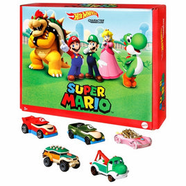 Hot Wheels Character- Super Mario 5pk Car Set