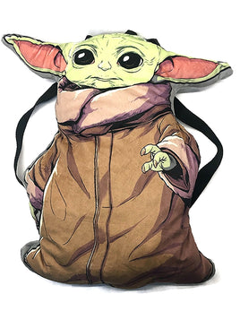 Star Wars "The Child" Baby Yoda Printed 16" Plush Backpack