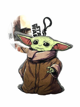 Star Wars "The Child" Baby Yoda Printed Plush Clip On