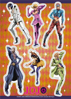 Jojo's S4-Group Sticker Set 5"x7"