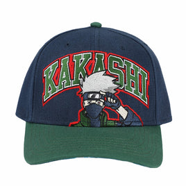 KAKASHI FLAT EMBROIDERY PRECURVE SNAPBACK HAT